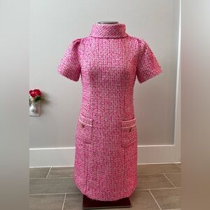 Lilly Pulitzer Tiessa Short Sleeve Boucle Shift Dress